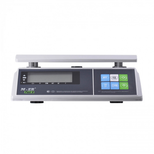 Весы M-ER 326 AFU-6.01 "Post II" LCD (двойной дисплей)