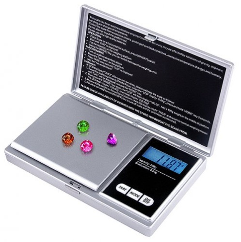 Весы M-ER LT-EMS CARAT-L 200 гр. карманные